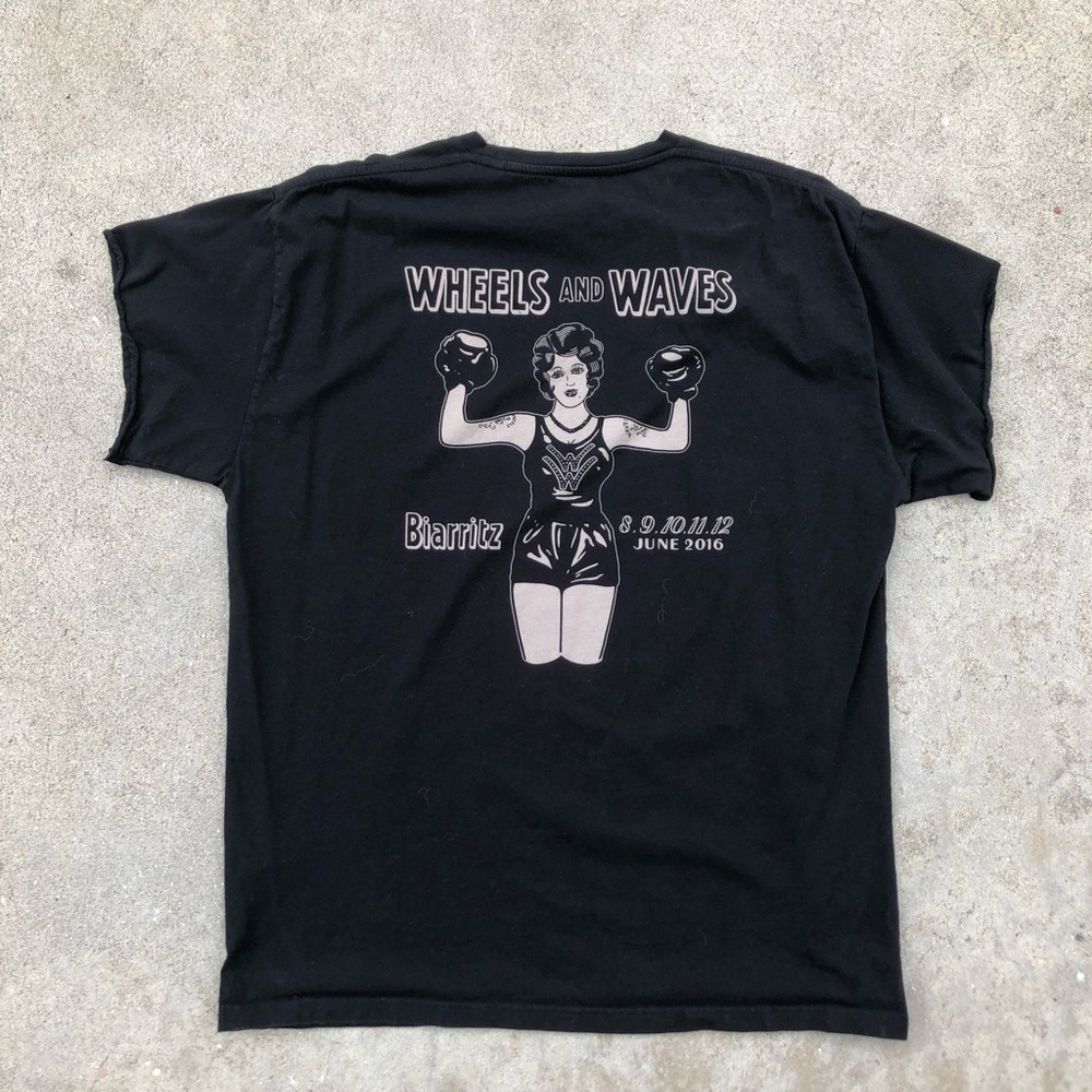 Wheels & Waves Biarritz FRANCE Tee